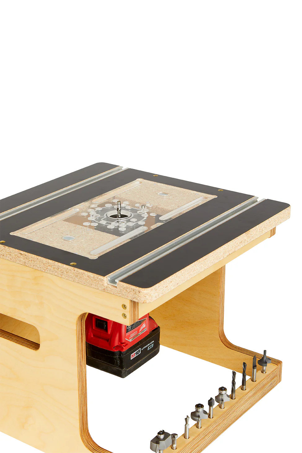 KM Tools Benchtop Router Table for 3x3 Custom Trim Router Jig - Image 13