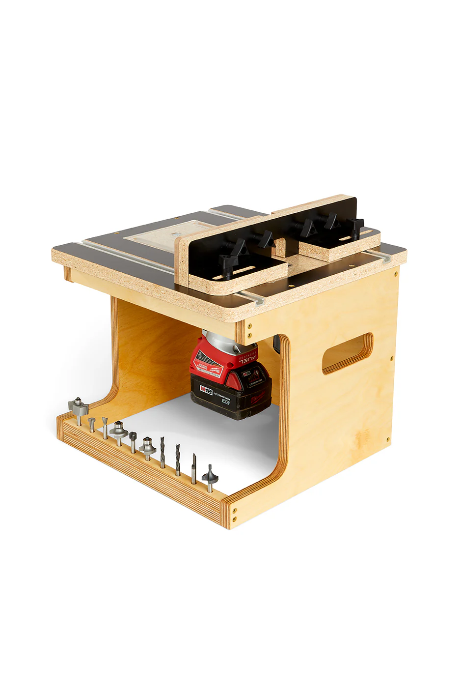KM Tools Benchtop Router Table for 3x3 Custom Trim Router Jig - Image 15