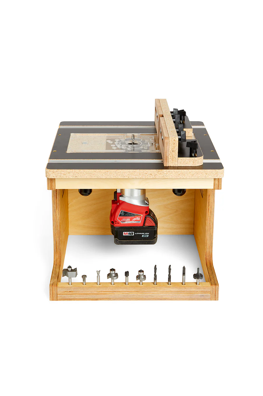 KM Tools Benchtop Router Table for 3x3 Custom Trim Router Jig - Image 18