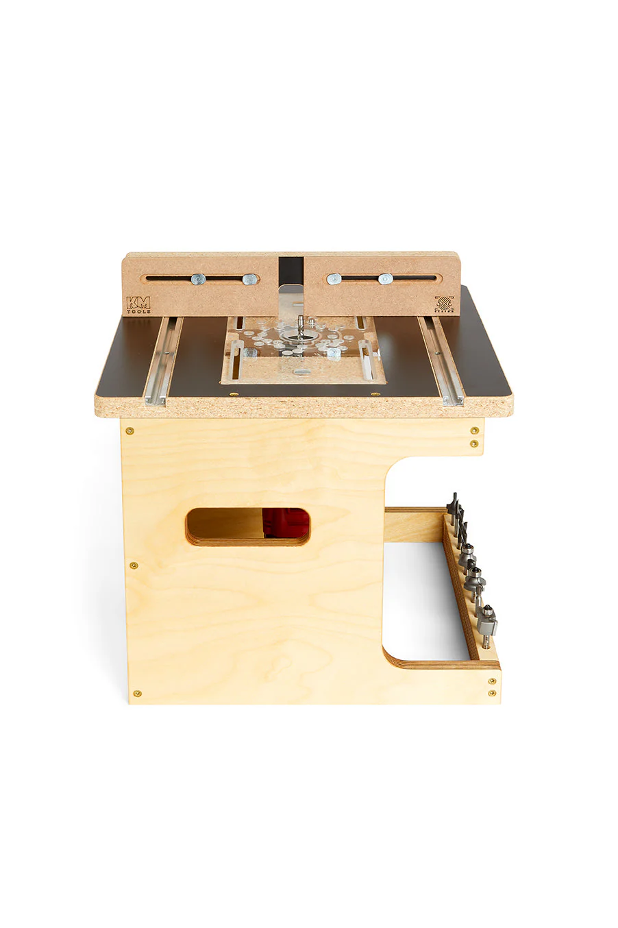 3X3 Custom 6-in-1 Universal Trim Router Jig + KM Tools Benchtop Router Table Bundle - Image 12