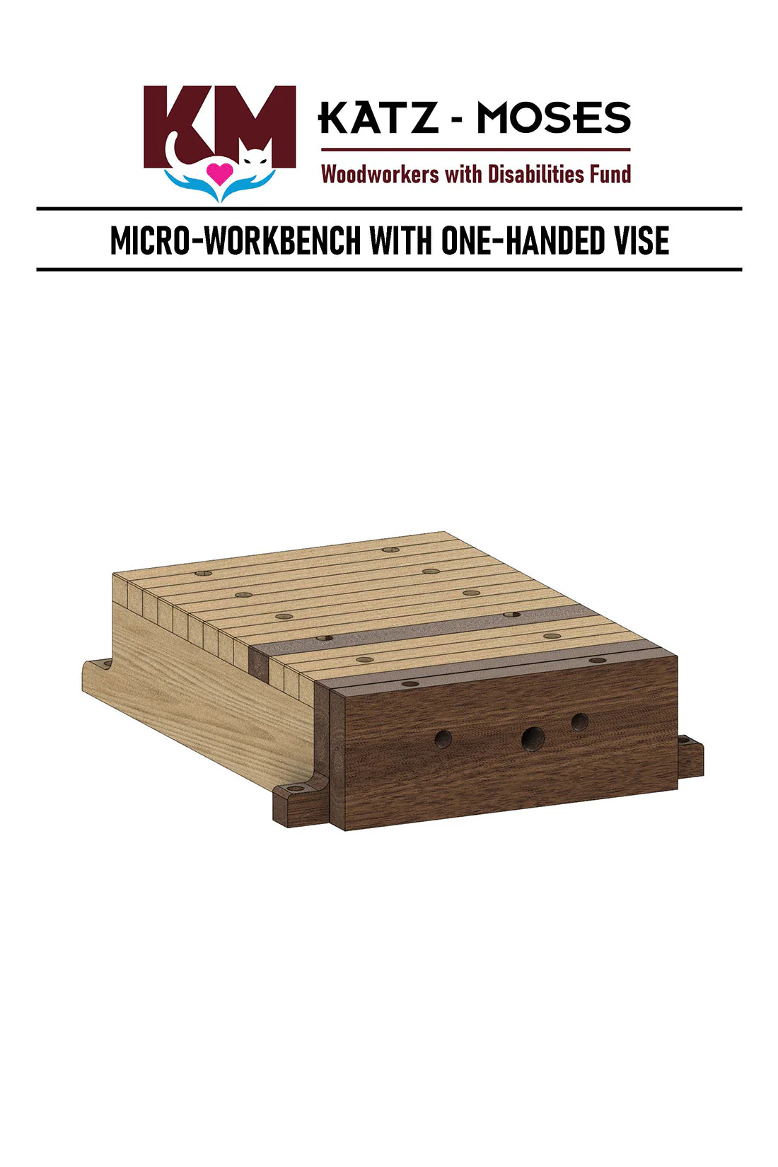 Micro-Workbench With One-Handed Vise Template With Build Plans - Image 3