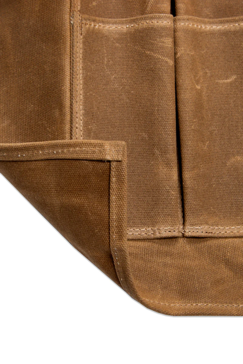The Katz-Moses Unisex 20 oz Waxed Canvas Woodworking Tool Apron (XS/SM/MED/SLIM) - Image 6